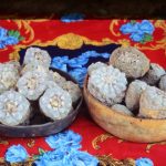 Peyote from Wirikuta in Huichol votive bowls