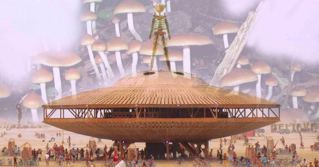 psychedelic burning man