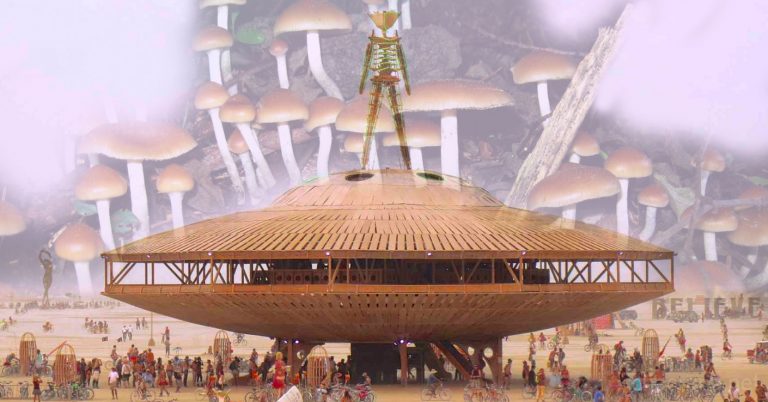 psychedelic burning man