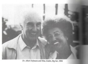 Dr. Albert Hofmann and Nina Graboi, Esalen, Big Sur, 1984