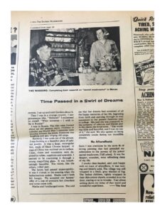 A page of Valentina Wasson's article in This Week, featuring a photograph of George and Valentina Wasson