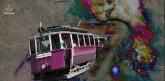 Susi’s Tram Ride: Recognizing the First Woman to Take LSD Susi Ramstein rode a tram during her first LSD trip. This tram breaking through a psychedelic image represents this moment.