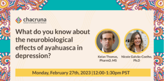 What do you know about the neurobiological effects of ayahuasca in depression?