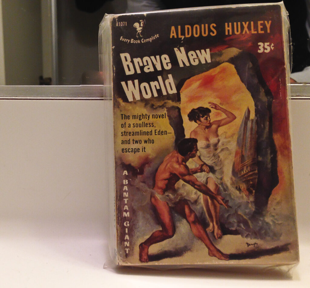 Early paperback copy of Aldous Huxley's Brave New World.