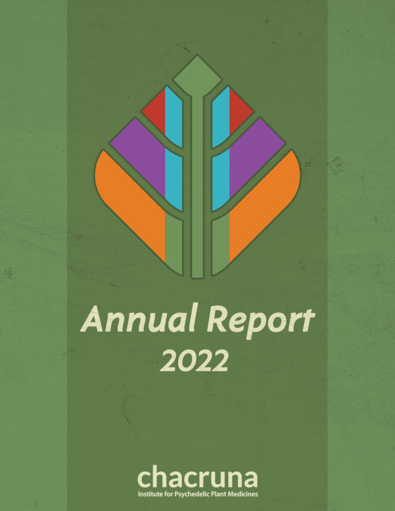 Cover of the 2022 Chacruna End-of-Year Report