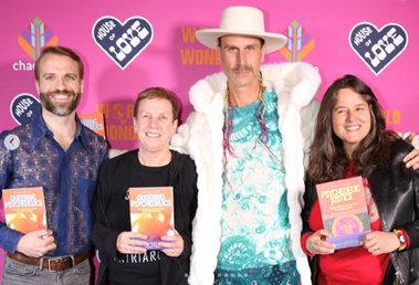 photo from the book launch of Queering psychedelics