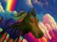 Queering Psychedelics II – Not the Vanilla Kind of Psychedelic Conference A horse in the sky represents Itzel Barakat's healing experience with psychedelic and mustang therapy as she recounted at the Queering Psychedelics II Conference.