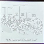 Photo 3 , Placebo trial meme shown in Stamets talk, photgraph by Emily Sinclair