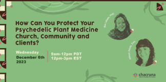 How Can You Protect Your Psychedelic Plant Medicine Church, Community and Clients?
