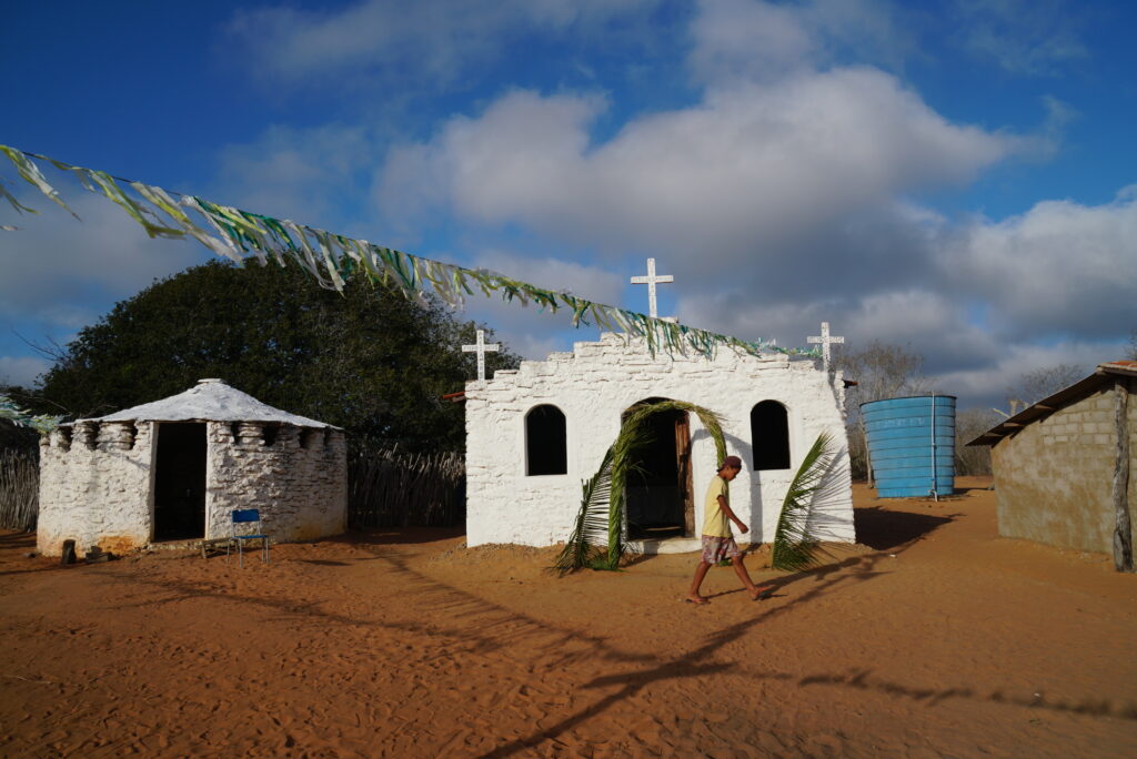 The chapel at terreiro do Amaro, State of Bahia