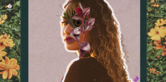 The Heartbreak of a Broken Relationship A black woman with flowers around her face, representing A broken relationship with nature mirrors human betrayal—trust fractured by wildfires and disasters. Healing requires reconnection, acceptance, and mutual restoration.