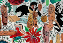 Wider Within – Psychedelic Creative Engagement & State Regulatory Mandates “Parts of Purpose” Integration, Watercolor and Ink