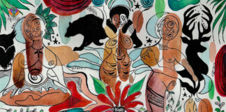 Wider Within – Psychedelic Creative Engagement & State Regulatory Mandates “Parts of Purpose” Integration, Watercolor and Ink