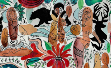 Wider Within – Psychedelic Creative Engagement & State Regulatory Mandates “Parts of Purpose” Integration, Watercolor and Ink