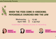 When the Feds Come A-Knocking: Psychedelic Churches and the Law