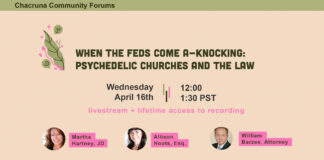 When the Feds Come A-Knocking: Psychedelic Churches and the Law