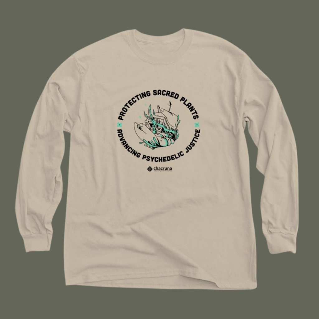 Chacruna Institute T-Shirt - Protecting Sacred Plants, Advancing Psychedelic Justice