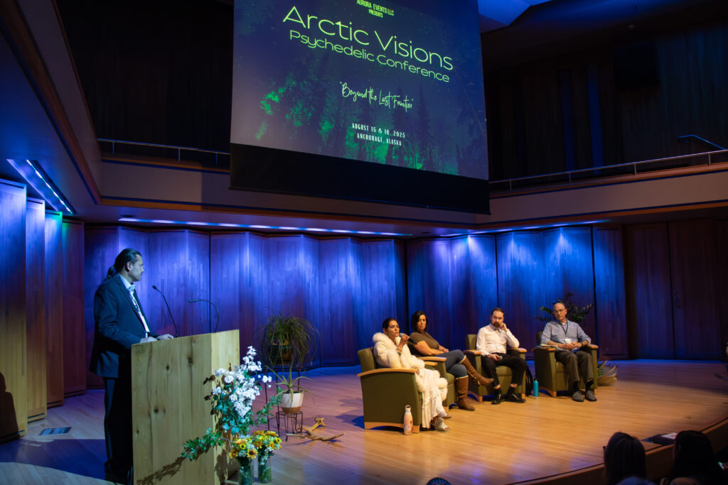 "Pathways to Legal Access, Justice, and Community-Led Reform," panel, Arctic Visions. 16 August 2025. Left to Right: David Karabelnikoff,  Photo Credit: Horacio Guevara.