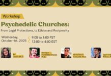 Press Release – Psychedelic Churches: From Legal Protections, to Ethics and Reciprocity Psychedelic Churches: From Legal Protections, to Ethics and Reciprocity