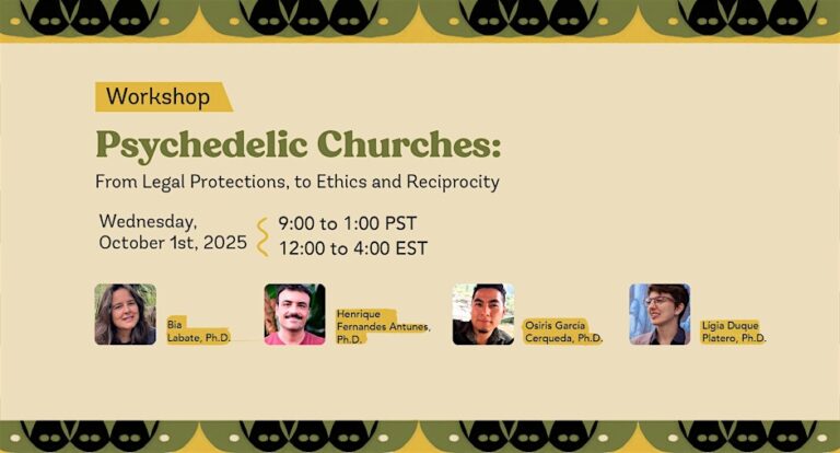 Psychedelic Churches: From Legal Protections, to Ethics and Reciprocity