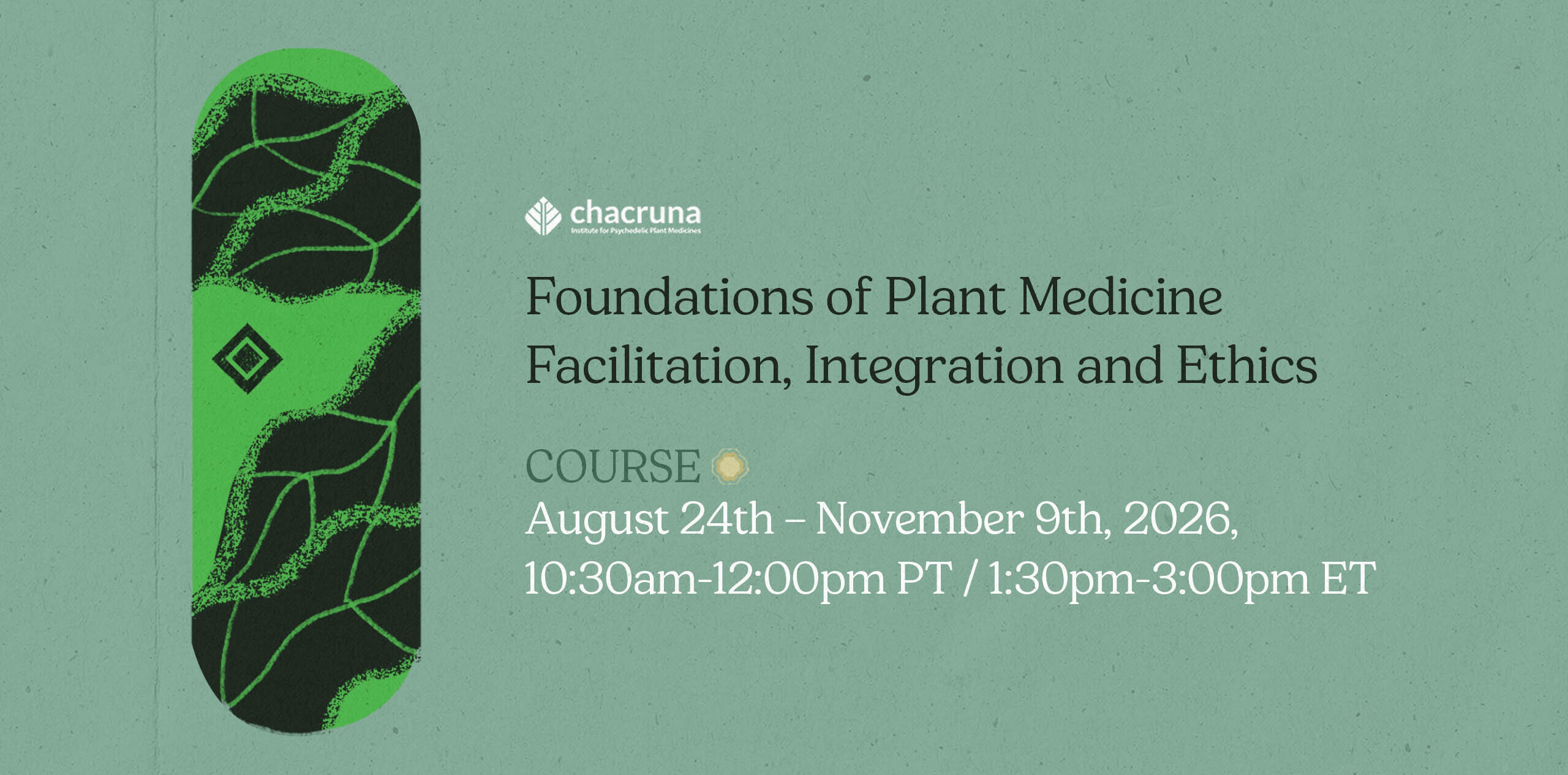 Foundations of Plant Medicine Facilitation, Integration and Ethics